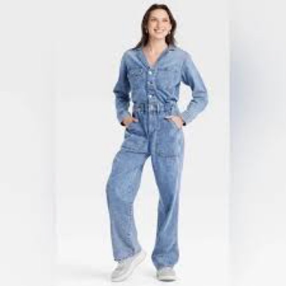 Women's Denim coverall-Jumpsuit